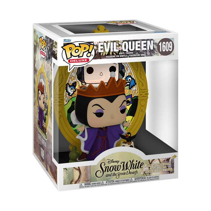 FUNKO POP! DELUXE DISNEY EVIL QUEEN STAINED GLASS