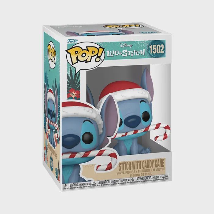 FUNKO POP! HOLIDAY DISNEY STITCH WITH CANDY CANE