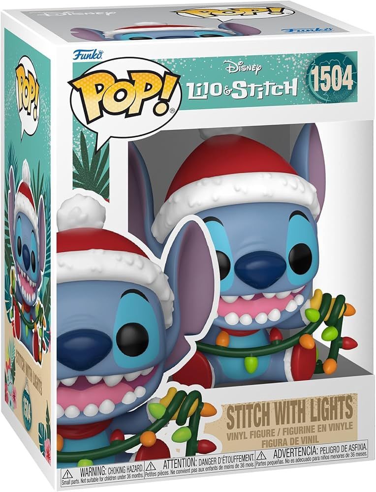 FUNKO POP! HOLIDAY DISNEY STITCH WITH LIGHTS