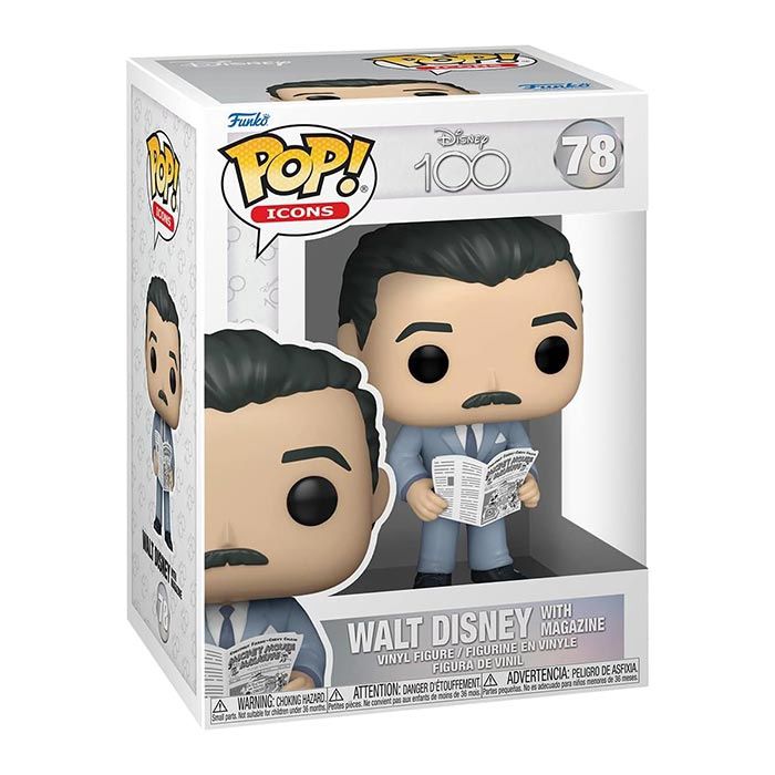 FUNKO POP! WALT DISNEY W/ MAGAZINE