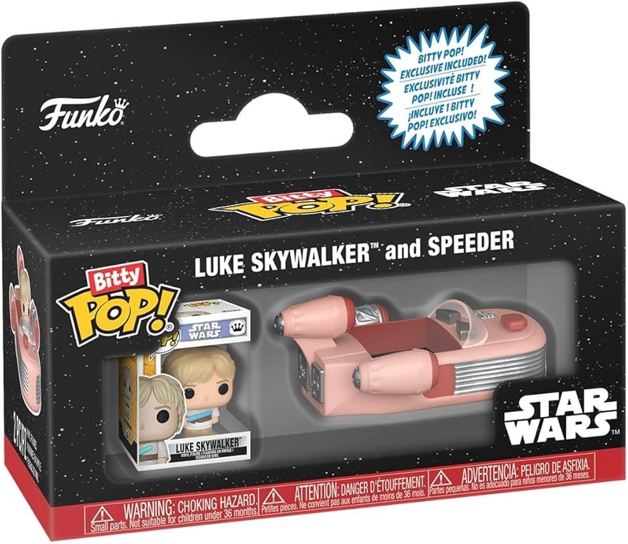 FUNKO POP! BITTY POP RIDE STAR WARS LUKE W/ SPEEDER