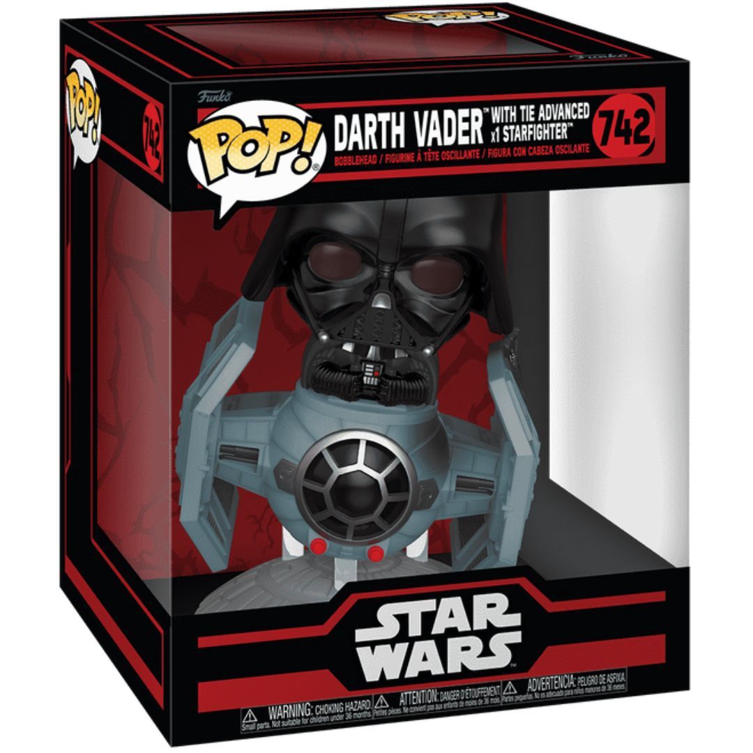 FUNKO POP! RIDES DELUXE STAR WARS DARKSIDE TIE ADVANCED WITH VADER