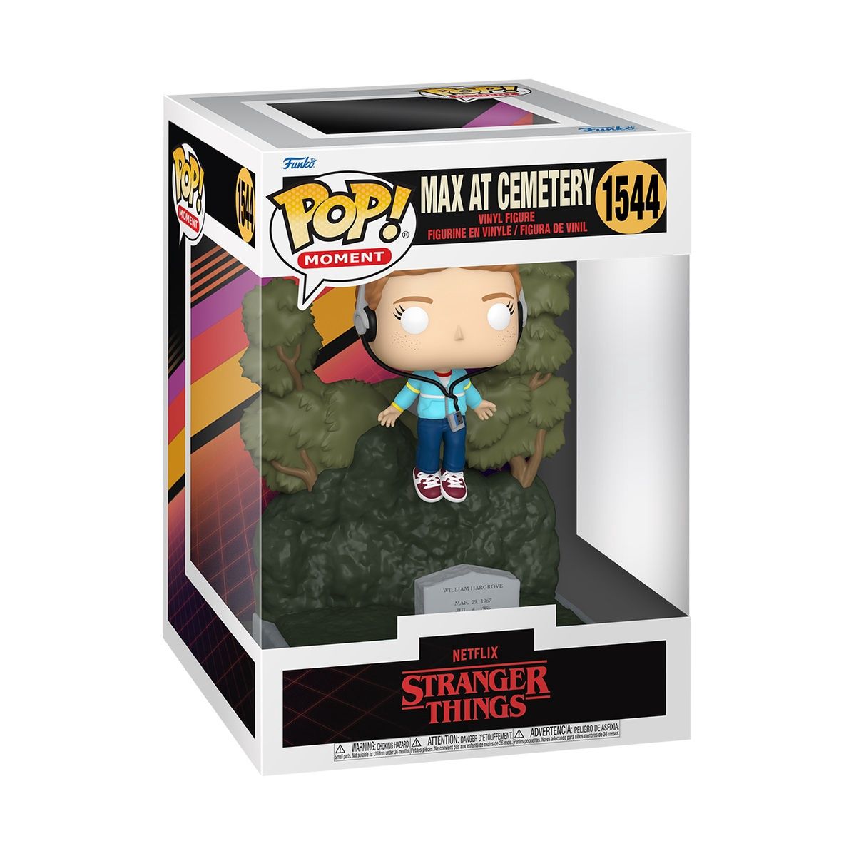 FUNKO POP! MOMENT STRANGER THINGS MAX AT CEMETERY