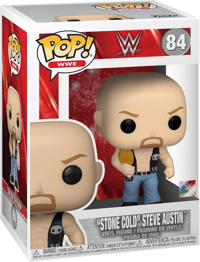 FUNKO POP! WWE STONE COLD STEVE AUSTIN WITH BELT