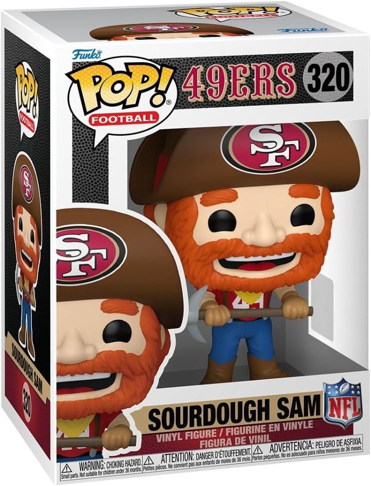 FUNKO POP! NFL MASCOT 49ERS SOURDOUGH SAM