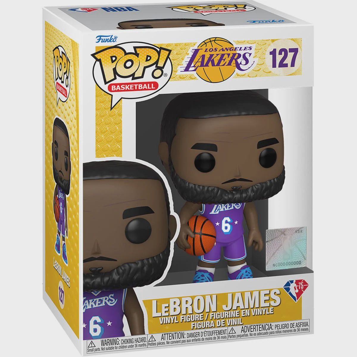 FUNKO POP! NBA LAKERS LEBRON JAMES PURPLE