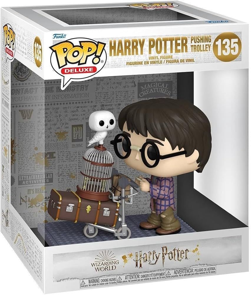 FUNKO POP! DELUXE HARRY POTTER PUSHING TROLLEY