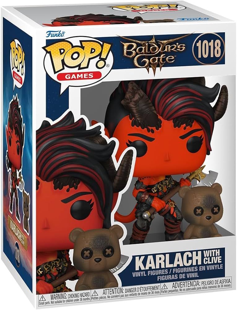 FUNKO POP! VG BALDUR'S GATE KARLACH &amp; CLIVE