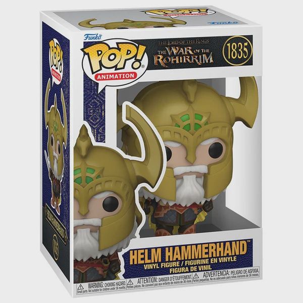 FUNKO POP! LORD OF THE RINGS WAR OF ROHIRRIM HELM HAMMERHAND