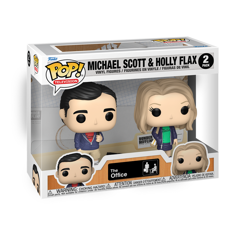 FUNKO POP! TV THE OFFICE MICHAEL &amp; HOLLY 2 PACK