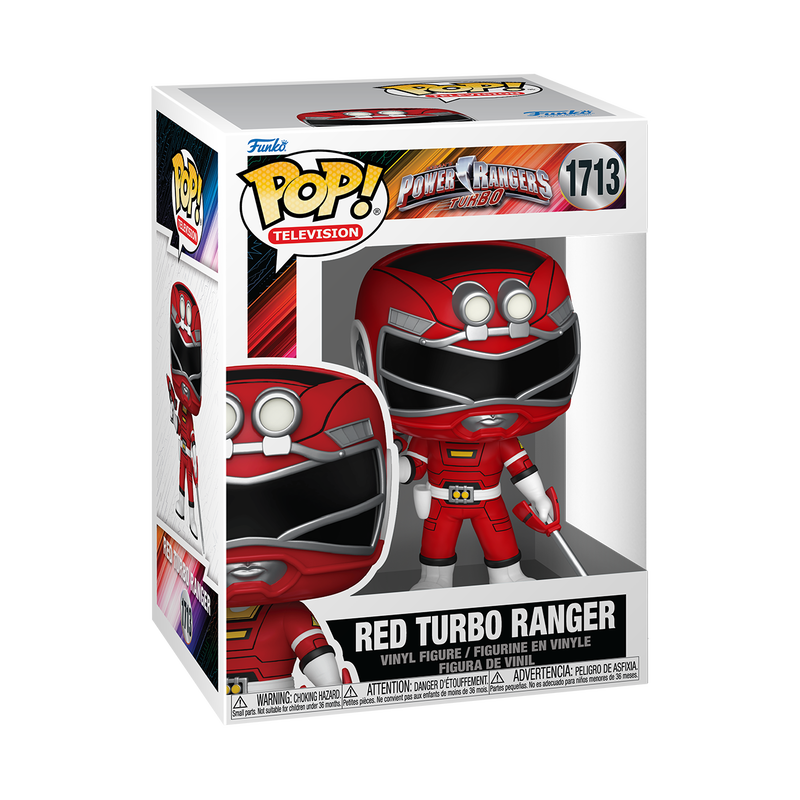 FUNKO POP! TV POWER RANGERS TURBO RED RANGER