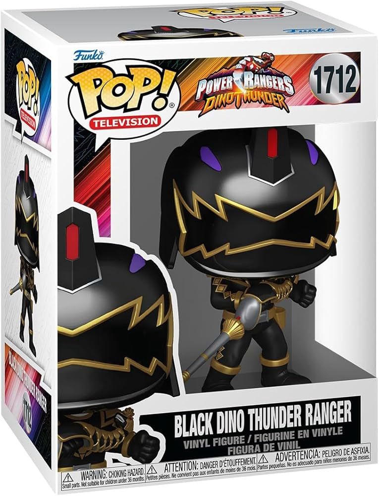 FUNKO POP! TV POWER RANGERS DINO FURY BLACK DINO RANGER