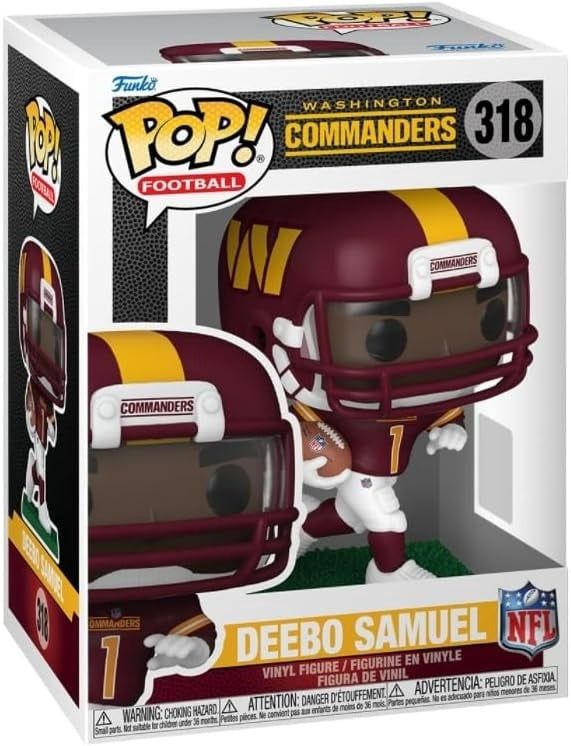 FUNKO POP! NFL COMMANDERS DEEBO SAMUEL (UPDATED)