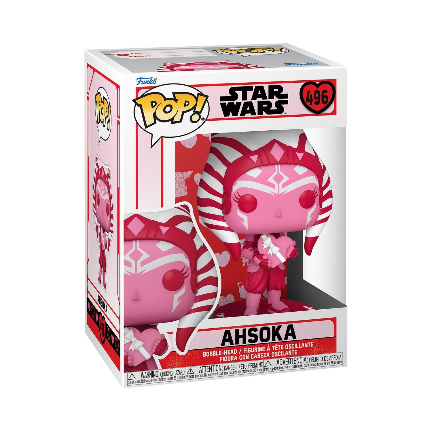 FUNKO POP! STAR WARS VALENTINES AHSOKA