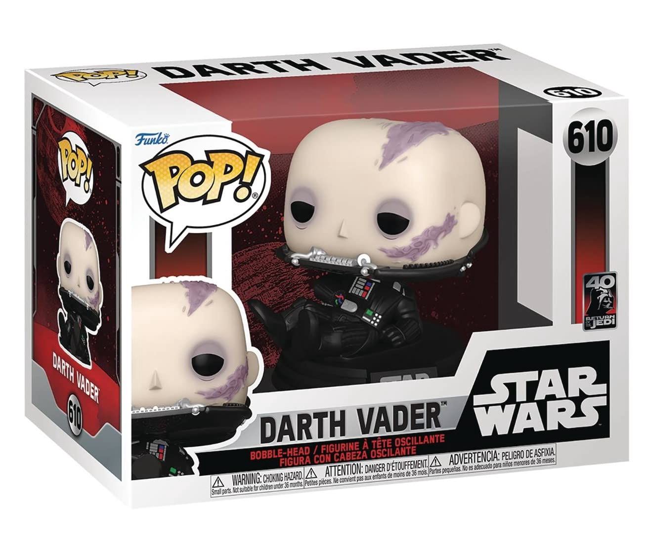 FUNKO POP! STAR WARS EP VI 40TH DARTH VADER UNMASKED
