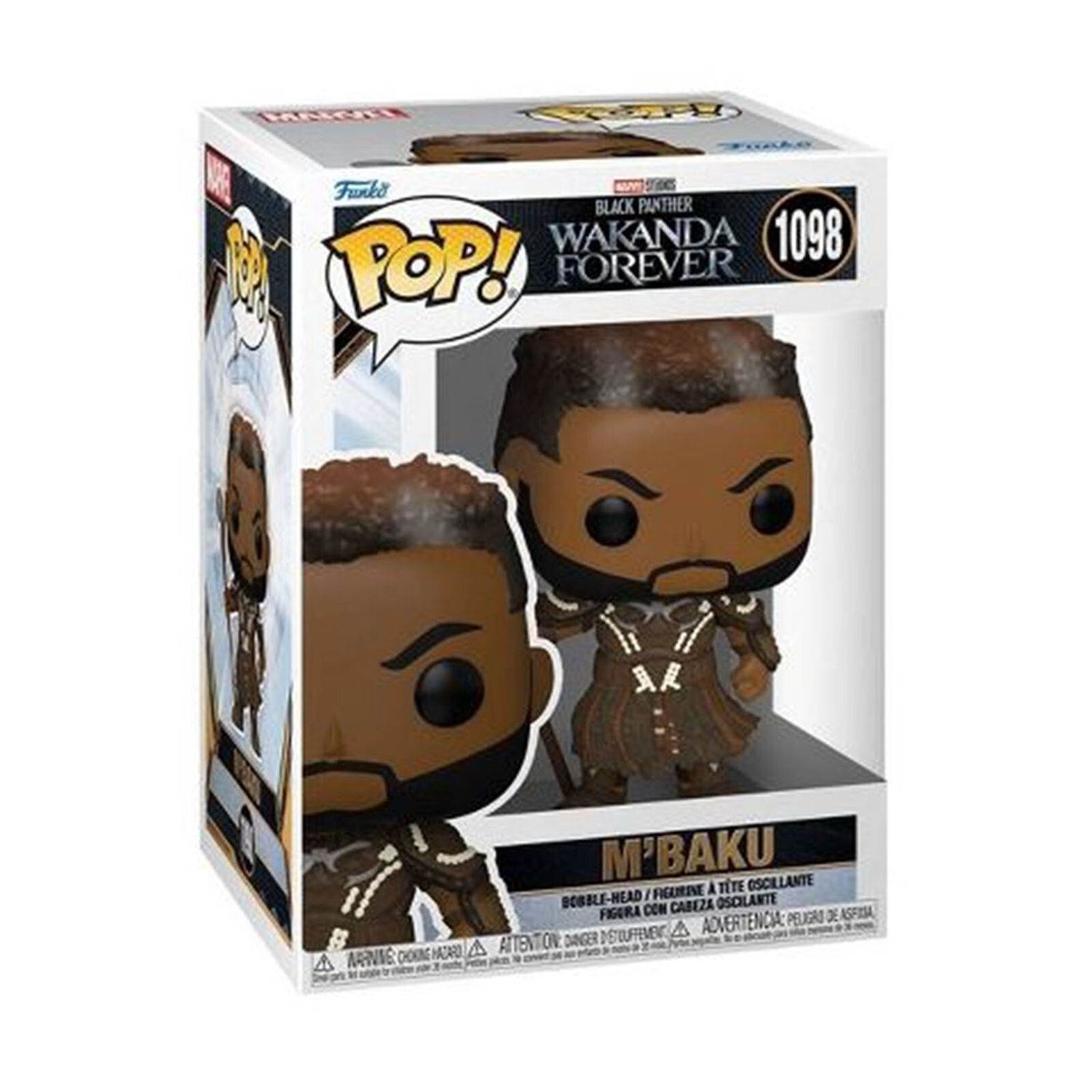 FUNKO POP! MARVEL BLACK PANTHER M&#39;BAKU
