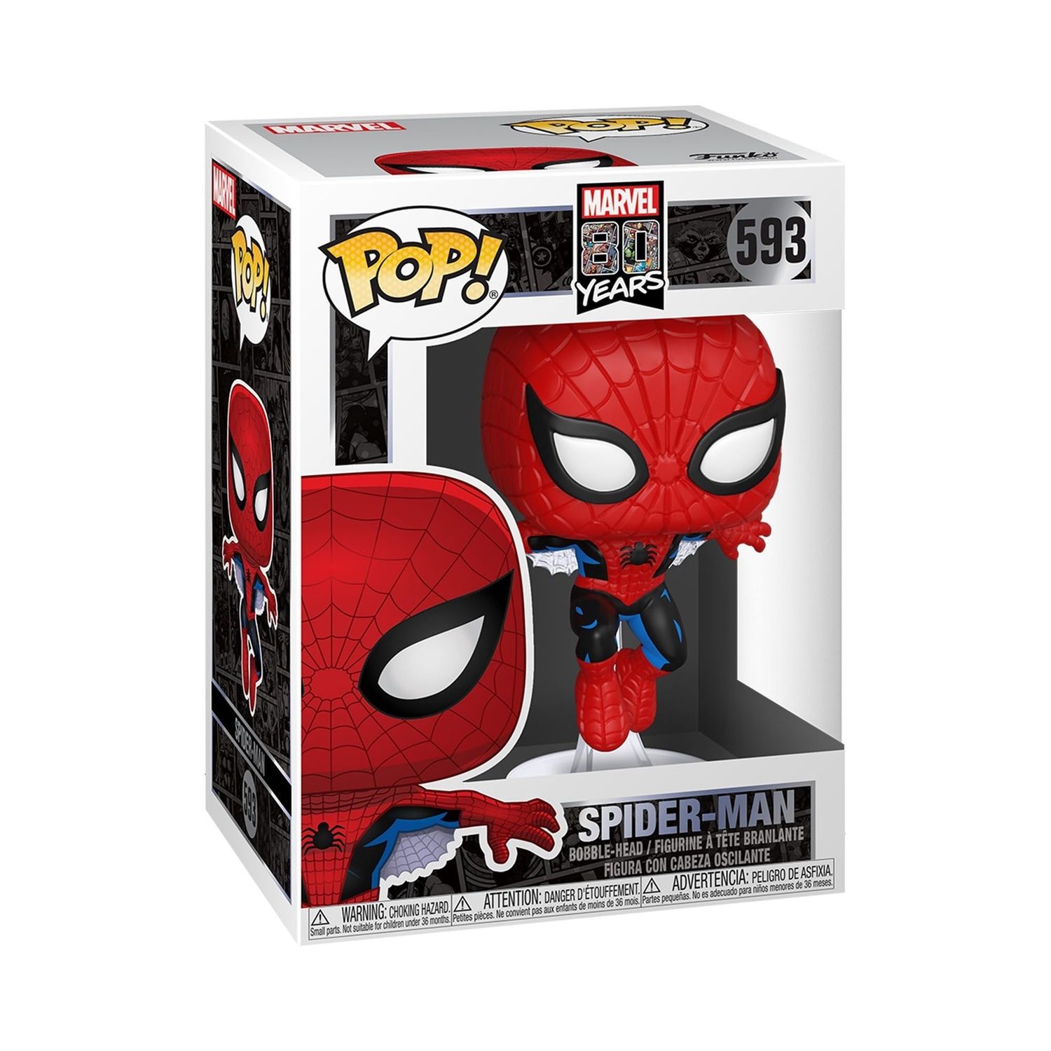 FUNKO POP! MARVEL 80TH ANNIVERSARY SPIDERMAN 1ST APPEARANCE