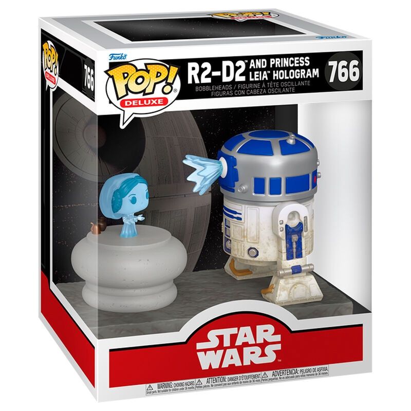 FUNKO POP! DELUXE STAR WARS R2-D2 W/ LEIA