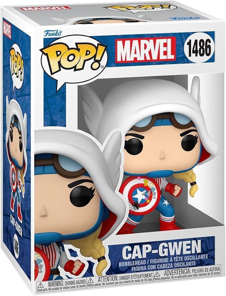 FUNKO POP! MARVEL GWEN-VERSE CAPTAIN AMERICA GWEN