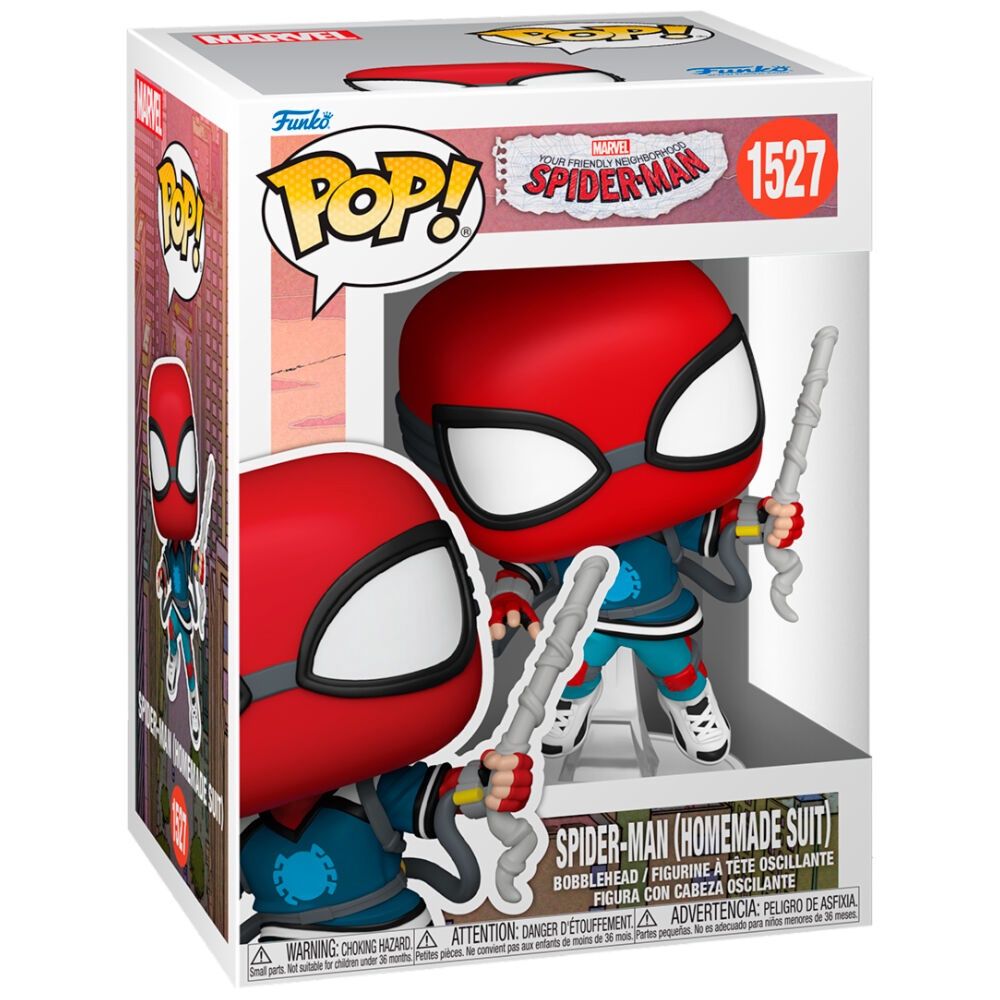 FUNKO POP! MARVEL FRIENDLY NEIGHBORHOOD SPIDERMAN HOMEMADE SUIT