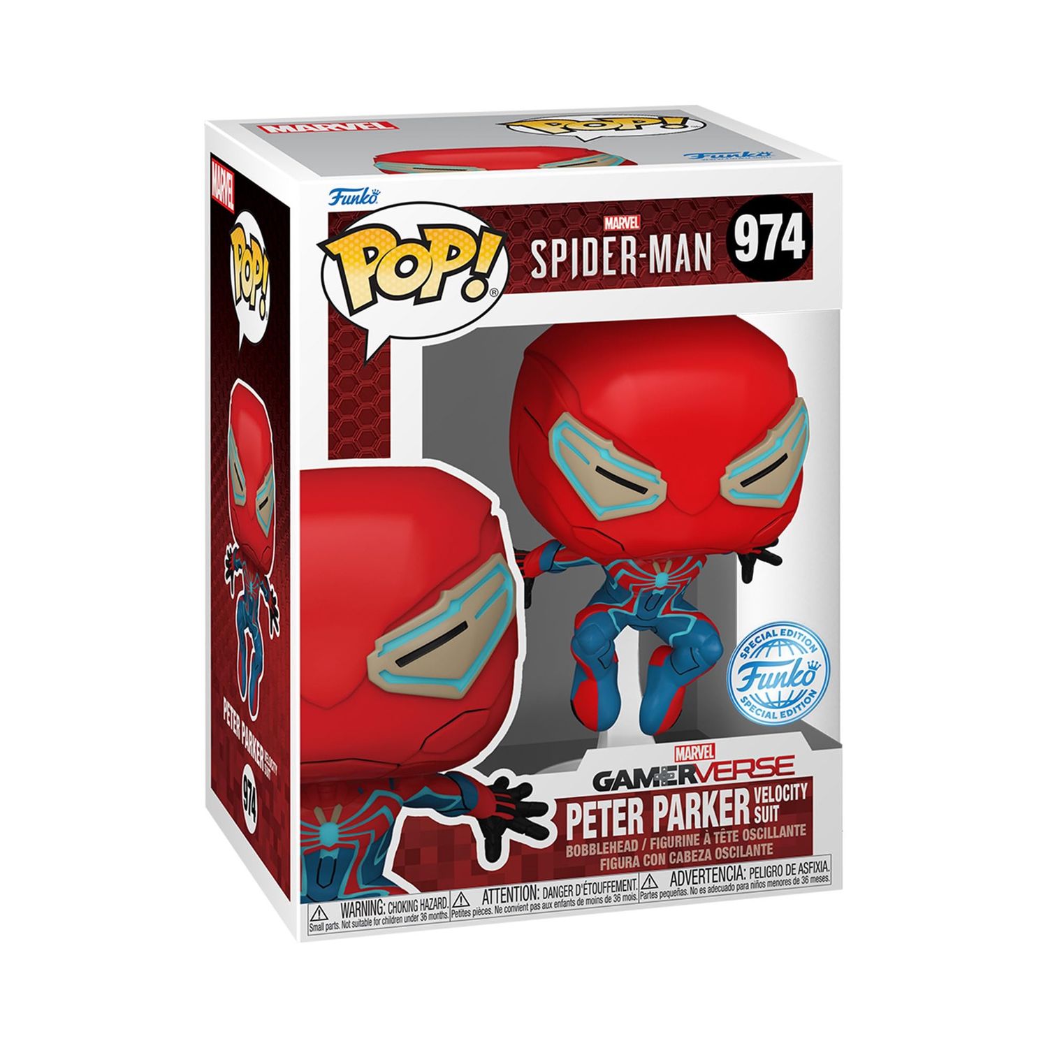 FUNKO POP! MARVEL GAME SPIDERMAN VELOCITY SUIT IE