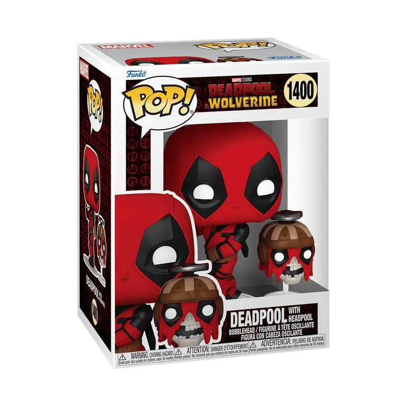 FUNKO POP! MARVEL DEADPOOL 3 DEADPOOL WITH HEADPOOL