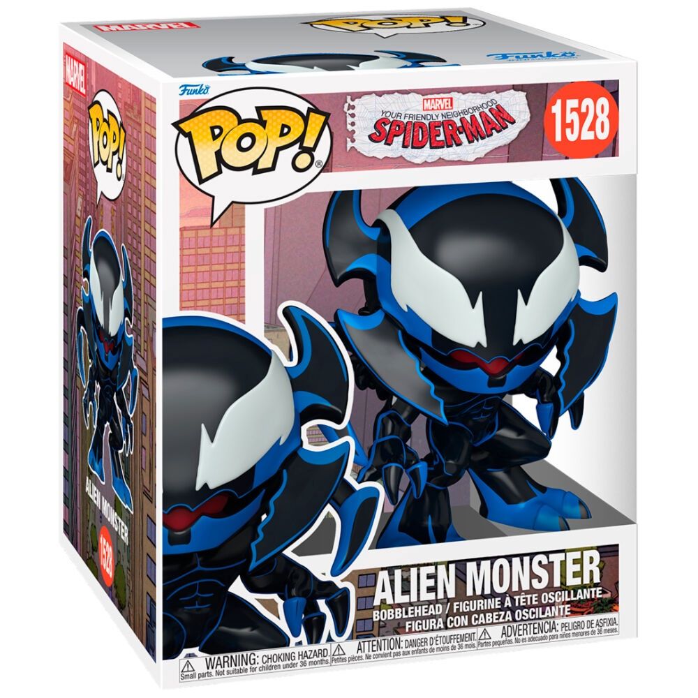 FUNKO POP! MARVEL FRIENDLY NEIGHBORHOOD SPIDERMAN ALIEN MONSTER 6&quot;