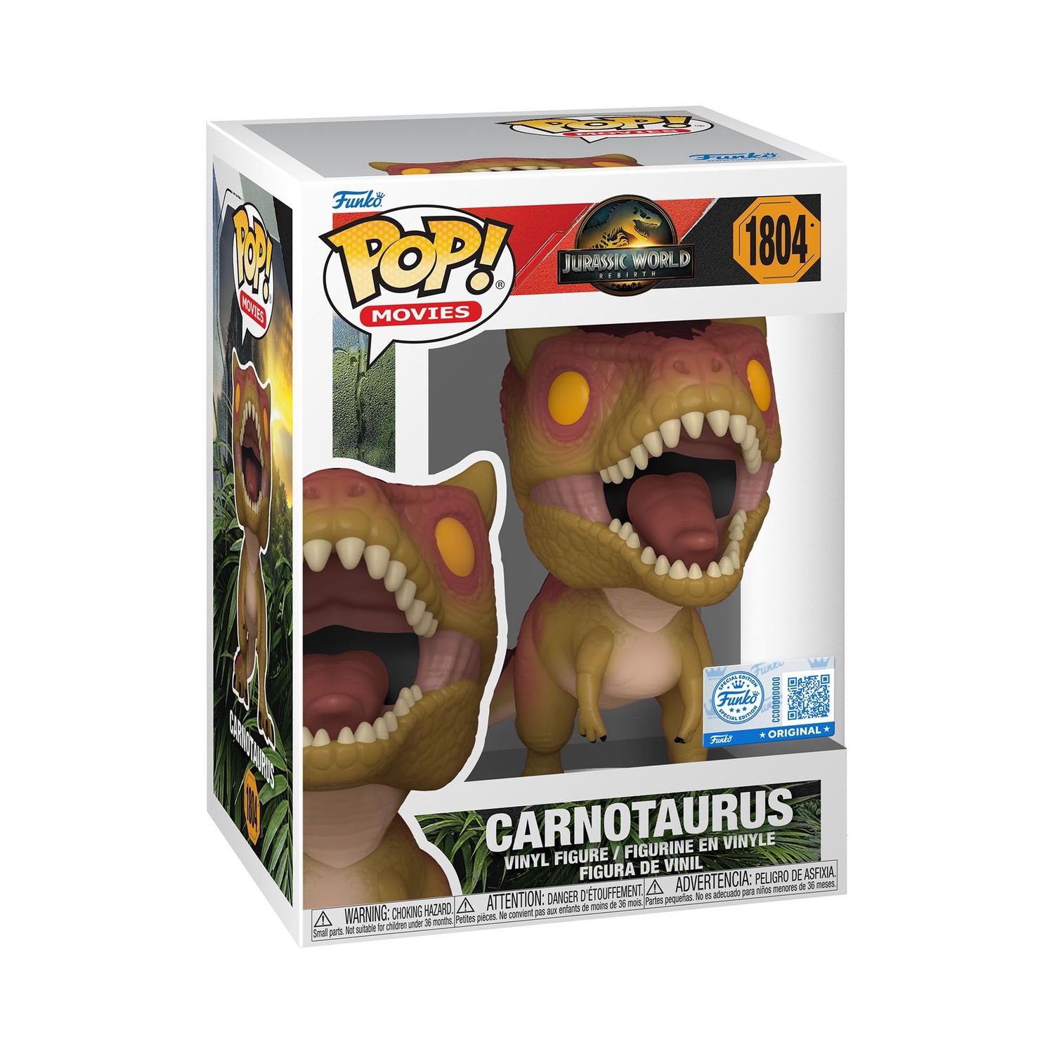 FUNKO POP! JURASSIC WORLD REBIRTH CARNOTAURUS
