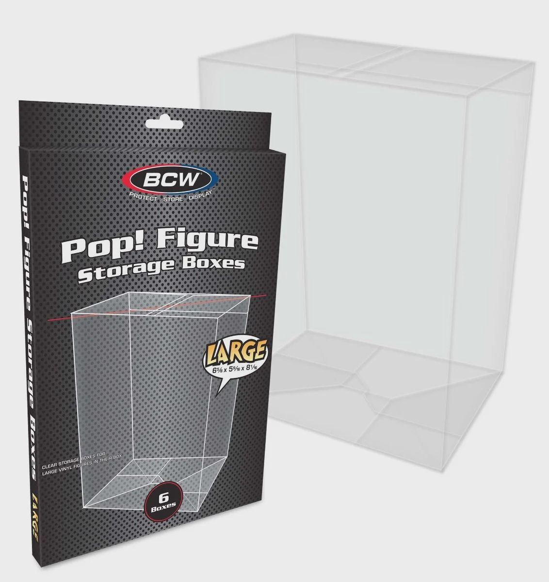 FUNKO POP FIGURE BOXES LARGE 6 PACK