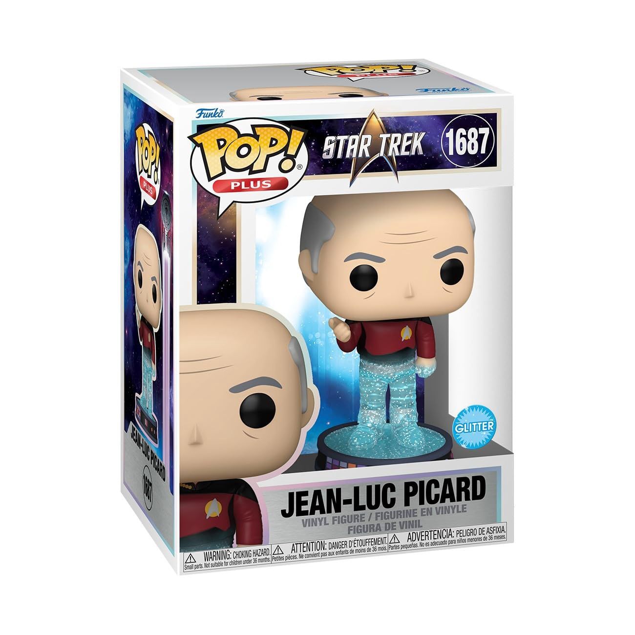 FUNKO POP! PLUS STAR TREK TRANSPORTER PICARD (GL)