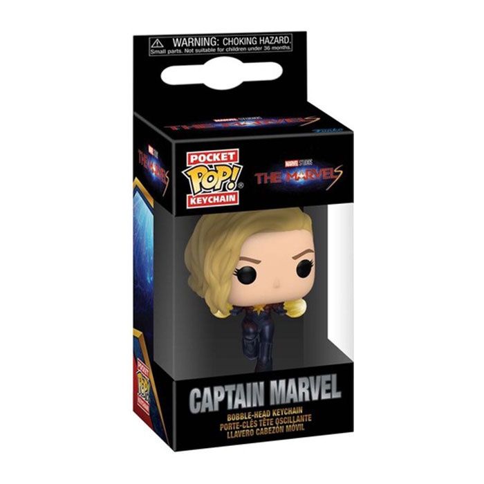 FUNKO POP! KEYCHAIN THE MARVS CAPTAIN MARVEL
