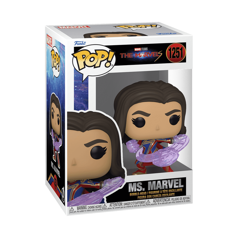 SALE! REGULAR PRICE $16.99 FUNKO POP! THE MARVS  MS. MARVEL FIGHTING STANCE