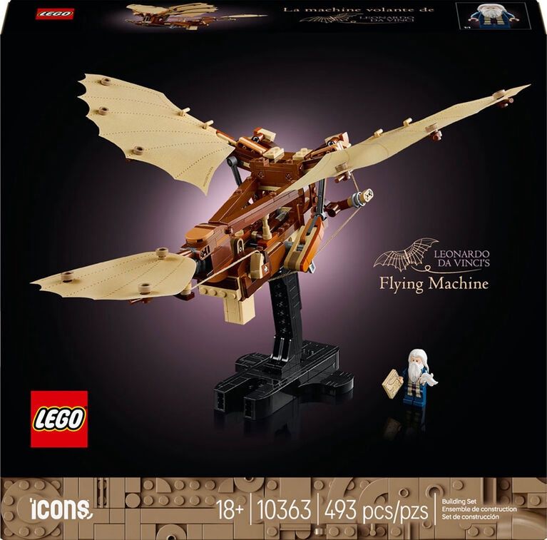 LEGO ICONS LEONARDO DA VINCI'S FLYING MACHINE