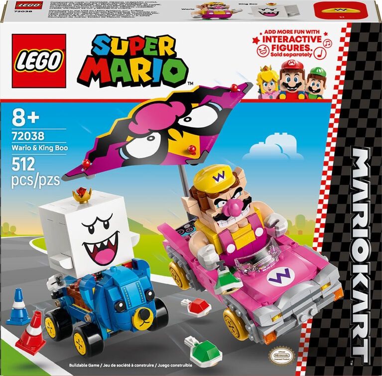 LEGO MARIO KART WARIO &amp; KING BOO