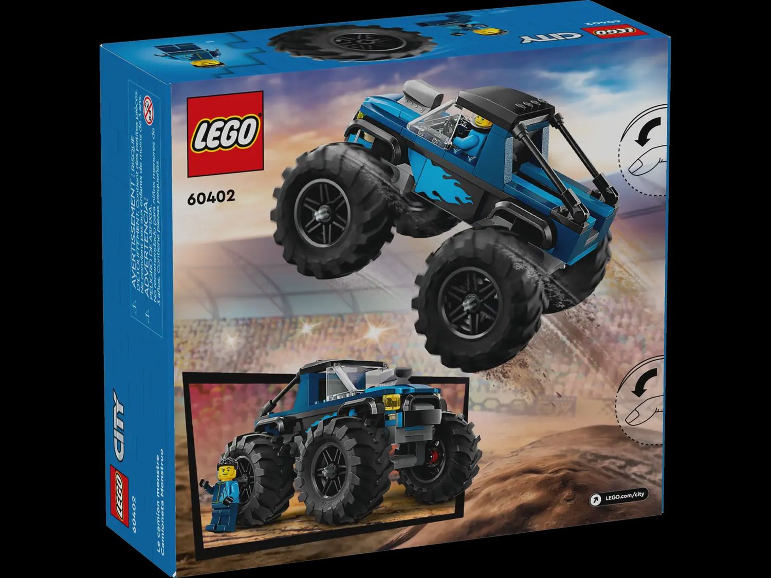 LEGO CITY BLUE MONSTER TRUCK