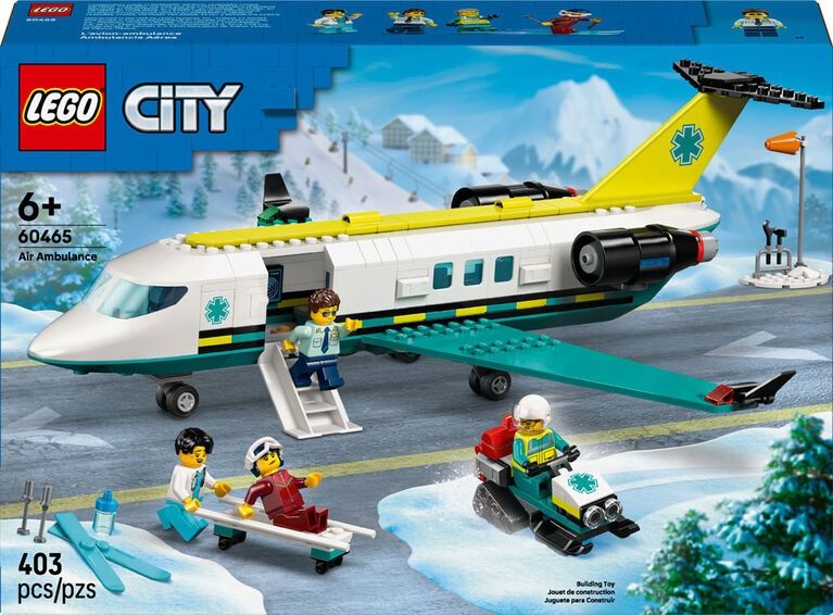 LEGO CITY EMERGENCY AIR AMBULANCE AIRPLANE