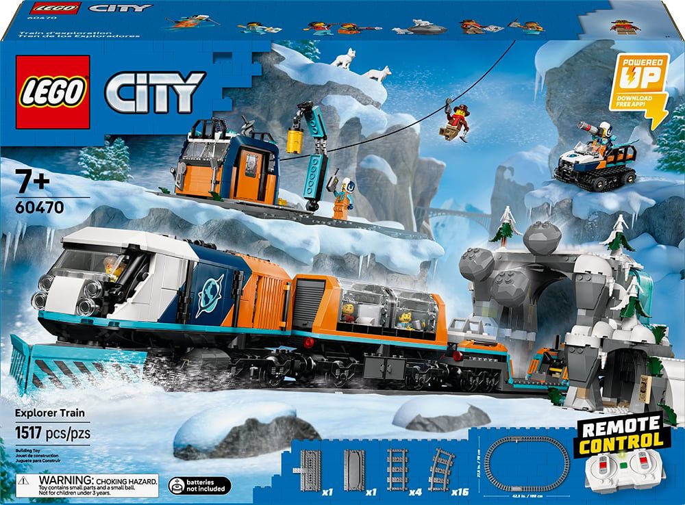 LEGO CITY EXPLORERS&#39; ARCTIC POLAR EXPRESS TRAIN