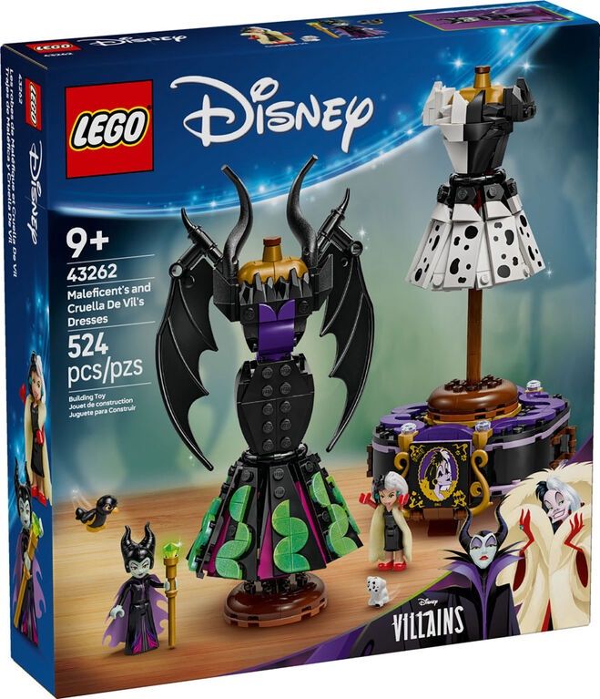 LEGO DISNEY MALEFICENT&#39;S AND CRUELLA DE VIL&#39;S DRESSES