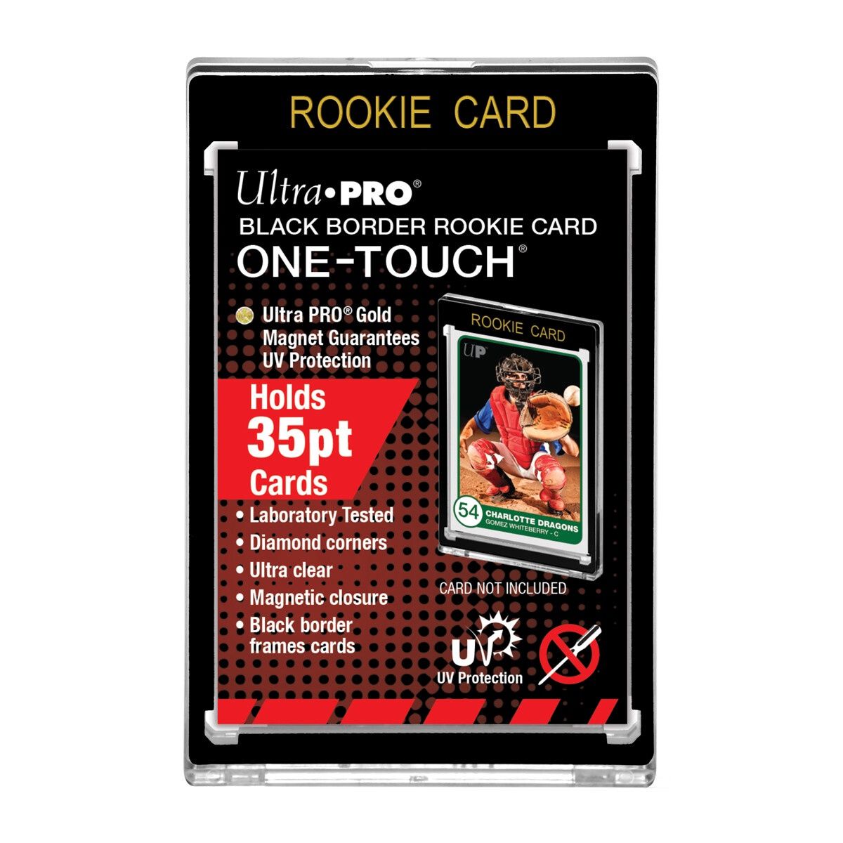 ULTRA PRO ONE TOUCH 35 PT ROOKIE BLACK BORDER