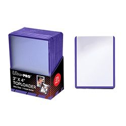 ULTRA PRO REGULAR TOPLOADER PURPLE BORDER 25 CT