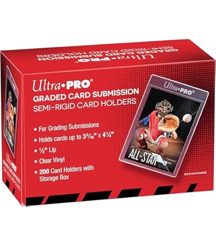 ULTRA PRO SEMI RIGID GRADED CARD 200CT