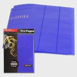 18 POCKET PAGES SIDELOAD BLUE 10 PACK