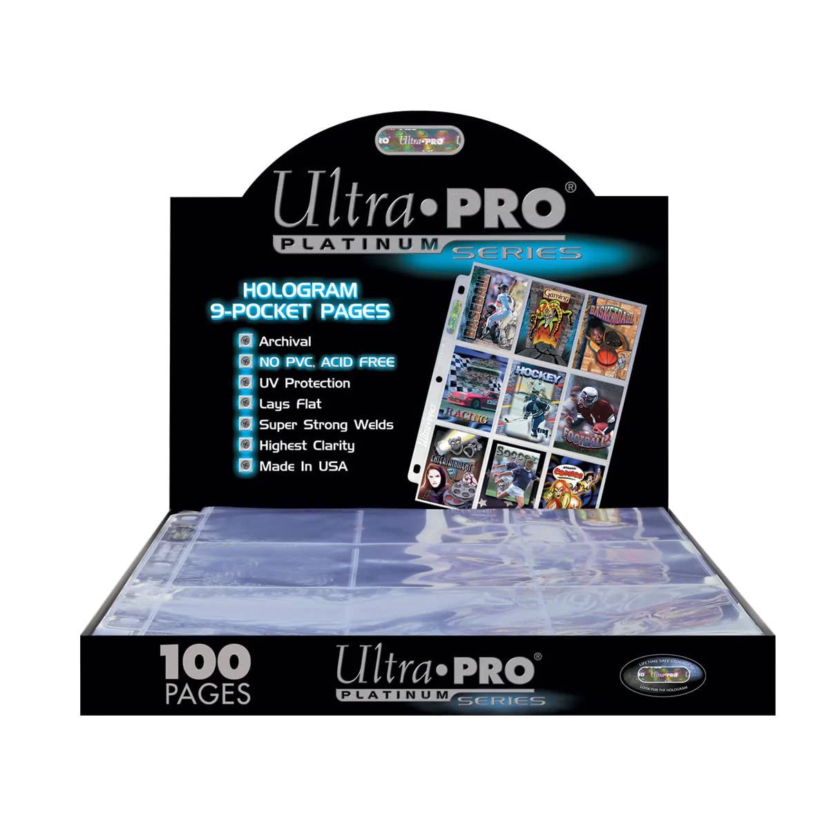 ULTRA PRO 9 POCKET PAGES BOX (100)