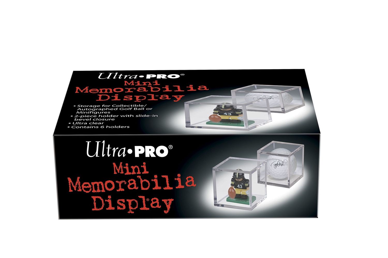 GOLF BALL MINI MEMORABILIA DISPLAY CUBE