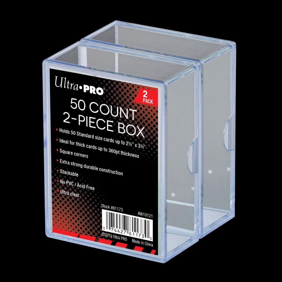 ULTRA PRO 50 CARD 2 PIECE STORAGE BOX