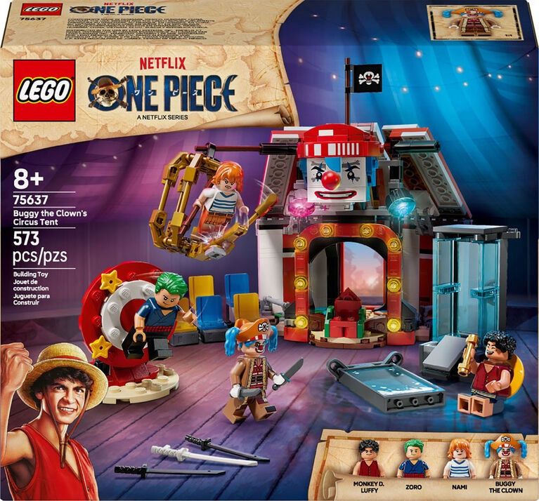 LEGO ONE PIECE BUGGY THE CLOWN&#39;S CIRCUS TENT 75637