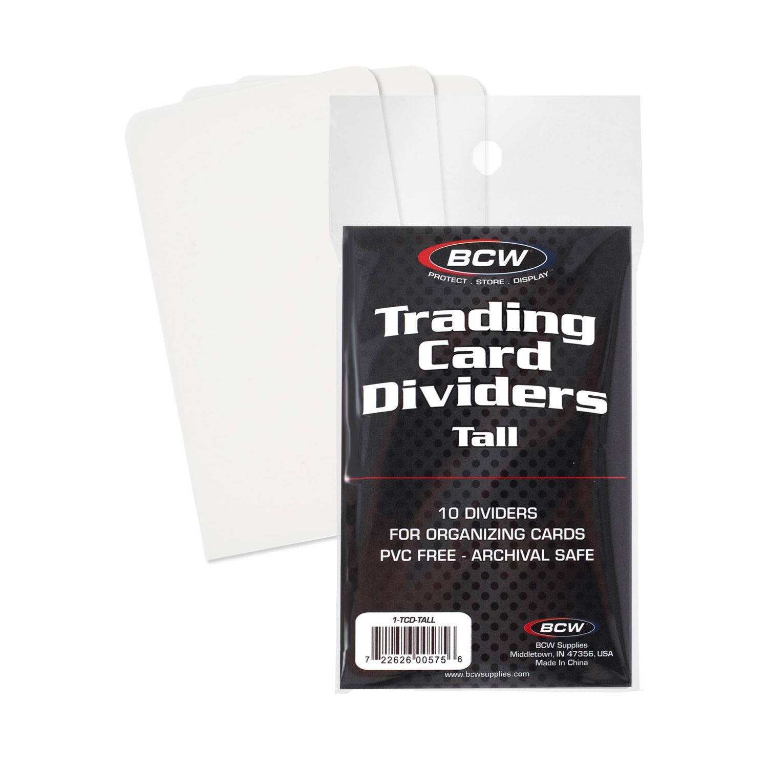 BCW CARD DIVIDERS TALL