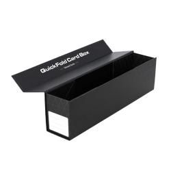 CARD BOX QUICKFOLD BLACK SINGLE