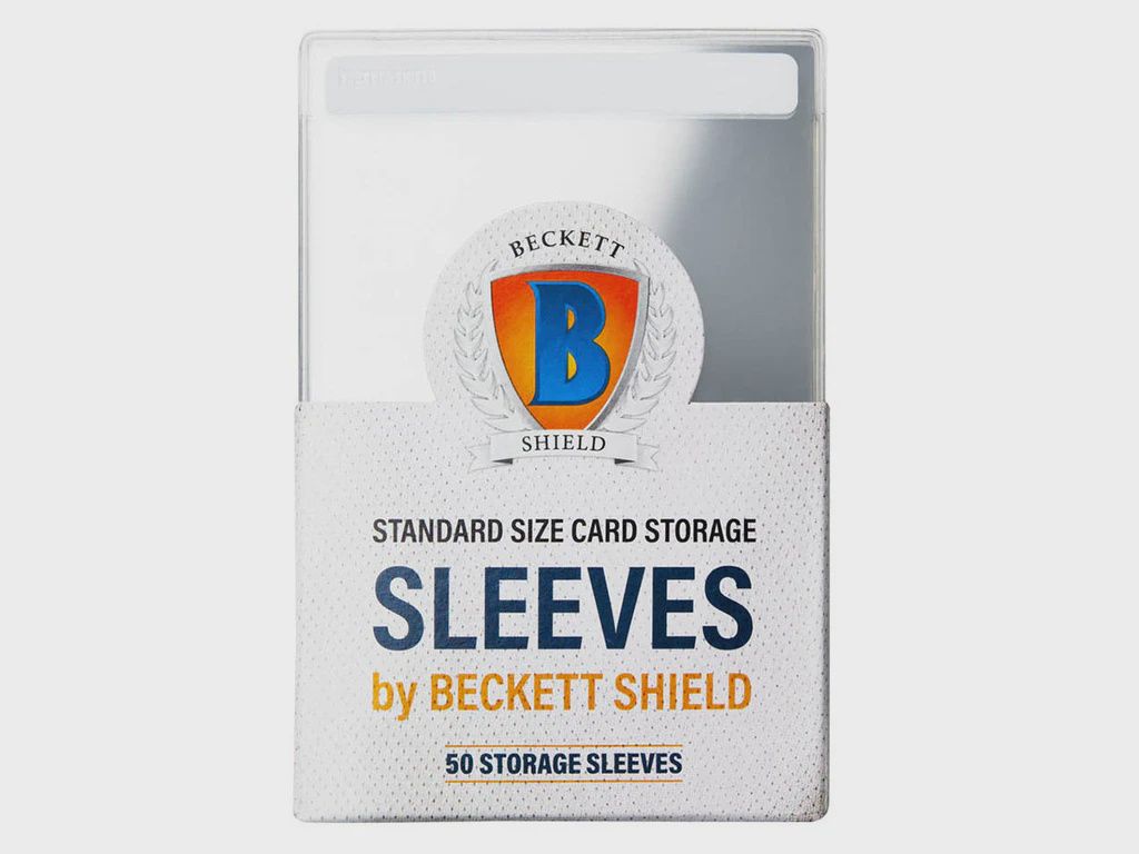 BECKETT SHIELD SEMI-RIGID SLEEVES 50CT