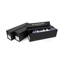CARD BOXES QUICKFOLD BLACK 3 PACK